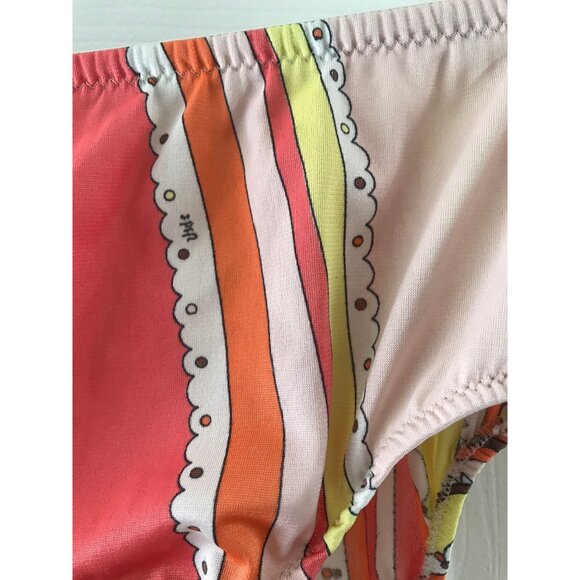 Vtg Emilio Pucci For Formfit Rogers Pantie's Saks Fifth Avenue Orange Abstract - Picture 2 of 7